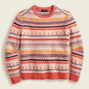 J Crew Fair Isle Sweater Size Large